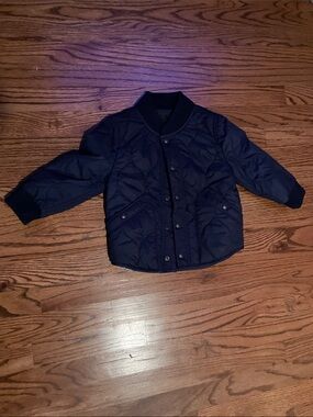 GAP Quilted Navy Puffer Jacket for Kids